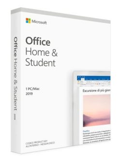 microsoft office 2019 home & student licenza license digital key