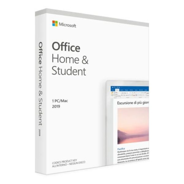 microsoft office 2019 home & student licenza license digital key