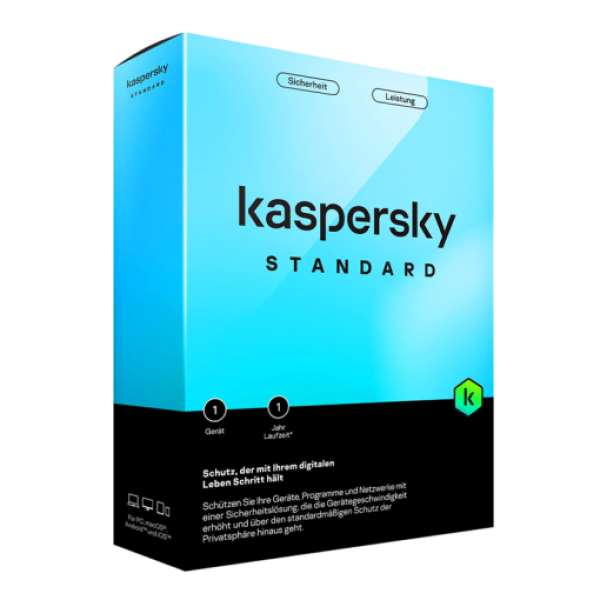 antivirus kaspersky standard android windows ios macos licenza digital key